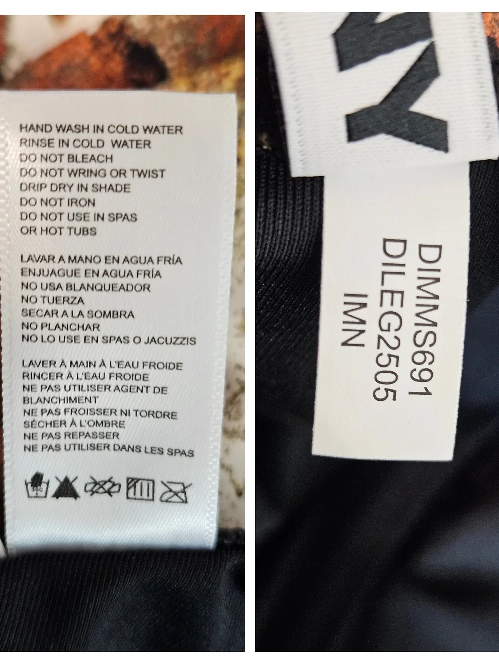 DKNY Ruffle Plunge Underwire One Piece Swimsuit Tummy Control M NWT - Picture 12 of 15